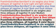 Franklin Gothic Raw Semi Serif, a Sans Serif Font by Wiescher-Design (Thumbnail 6 of 6)
