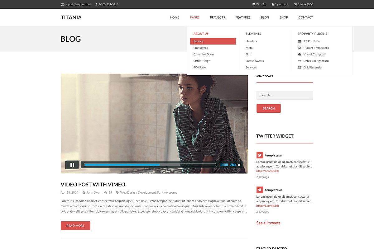 Titania - Multipurpose PSD Template, a Websites & App Template by TemPlaza (Photo 42 of 53)