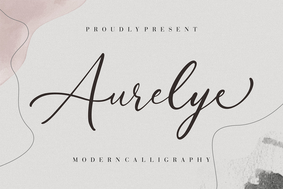 Aurelye Modern Calligraphy, a Script Font by Creatype Studio (Photo 1 of 9)