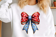 Whimsical Patriotic Bow Clipart, an Illustration by designcity5 (Thumbnail 3 of 5)