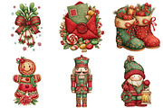 Christmas Clipart Bundle, an Illustration by Daily.Designs (Thumbnail 4 of 5)