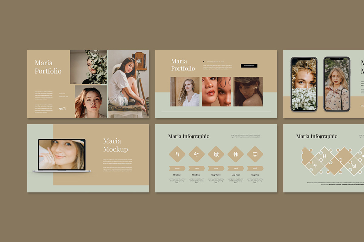 Maria Presentation Template, a Presentation Template by Analogous Temp (Photo 4 of 5)