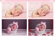 20 Kisses kiss lips photo overlays, a Layer Style Add-On by OverlayBox (Thumbnail 3 of 5)
