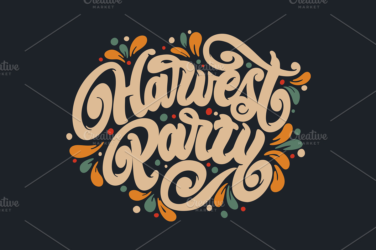 Thanksgiving Day stickers, a Poster Template by Anna's Lettering (Photo 6 of 15)