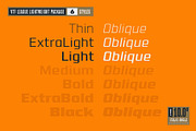 VTF League – Lightweight Package, a Sans Serif Font by VarsityType® (Thumbnail 3 of 6)