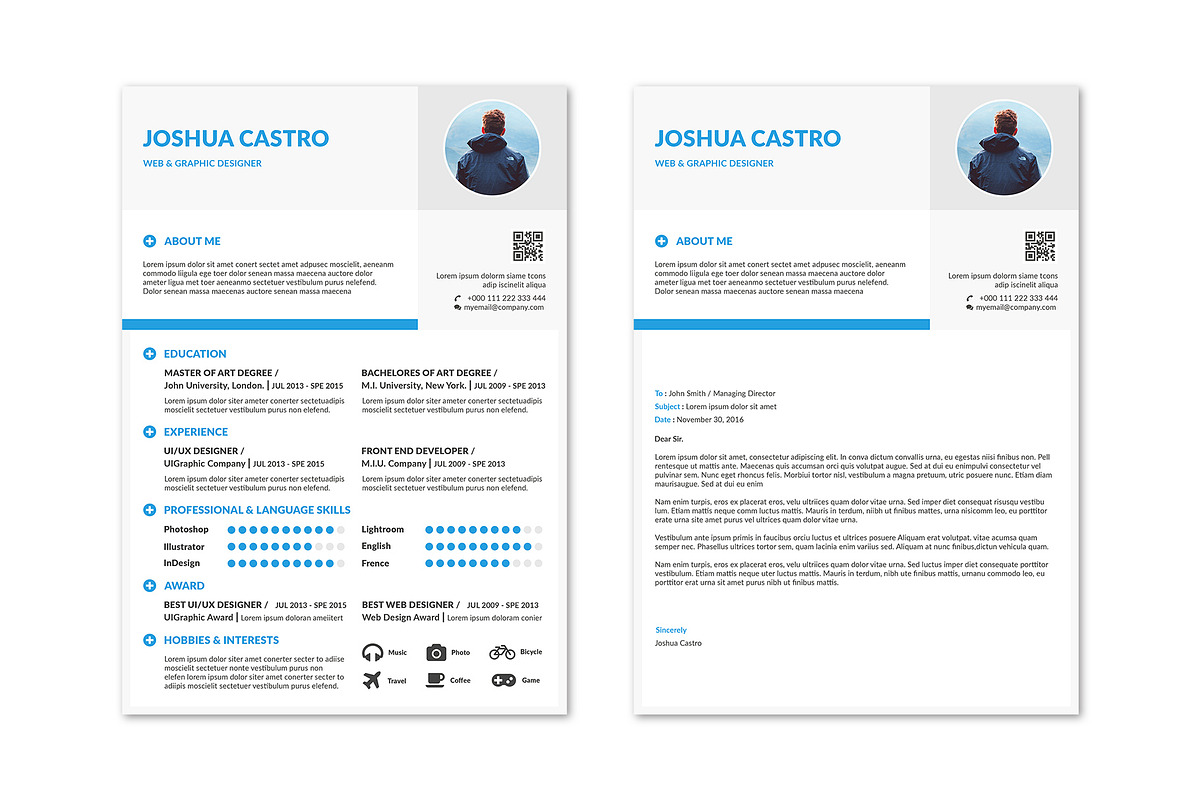 Creative Resume, a Resume Template by KHIDD (Photo 2 of 6)