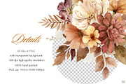Warm Autumn Watercolor Clipart, a Decorative Illustration by Elena Medvedeva (Thumbnail 7 of 10)