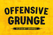 Offensive Grunge - Bold Font, a Sans Serif Font by Limited.studio (Thumbnail 1 of 5)