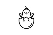 Cute Easter Chick Hatch Vector Bundl, an Illustration by jahid234 (Thumbnail 23 of 51)