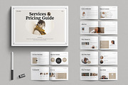 Services & Pricing Guide Landscape, a Brochure Template by E-Type (Thumbnail 1 of 7)