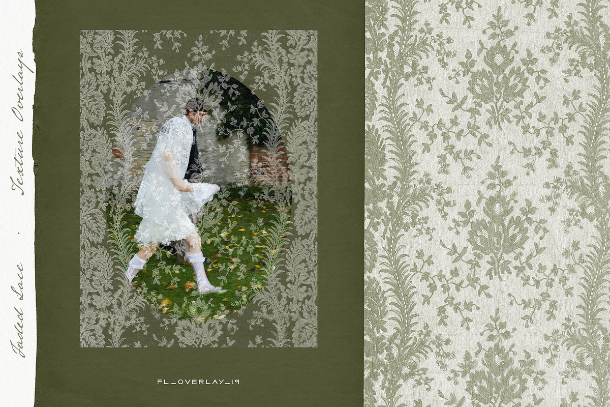Faded Lace Texture Overlays, a Texture Graphic by alonahaidash (Photo 12 of 22)