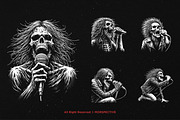 10 Bundle Dark Art Skull Vocalist, an Illustration by Morspective (Thumbnail 3 of 7)
