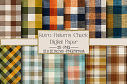 Retro Patterns Check Texture, a Texture Illustration by DreamPrint404 (Thumbnail 1 of 4)
