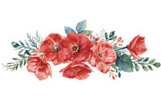 Spring Watercolor Flowers, an Illustration by jahid234 (Thumbnail 9 of 15)