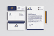 Real Estate Logo and Stationery Pack, a Stationery Template by Faisal Mehmood (Thumbnail 1 of 4)