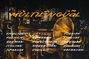 Old Poster handwritten retro font, a Handwritten Font by TD fonts (Thumbnail 7 of 10)