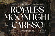 Royales Moonlight Careso, a Sans Serif Font by junanobi (Thumbnail 1 of 8)