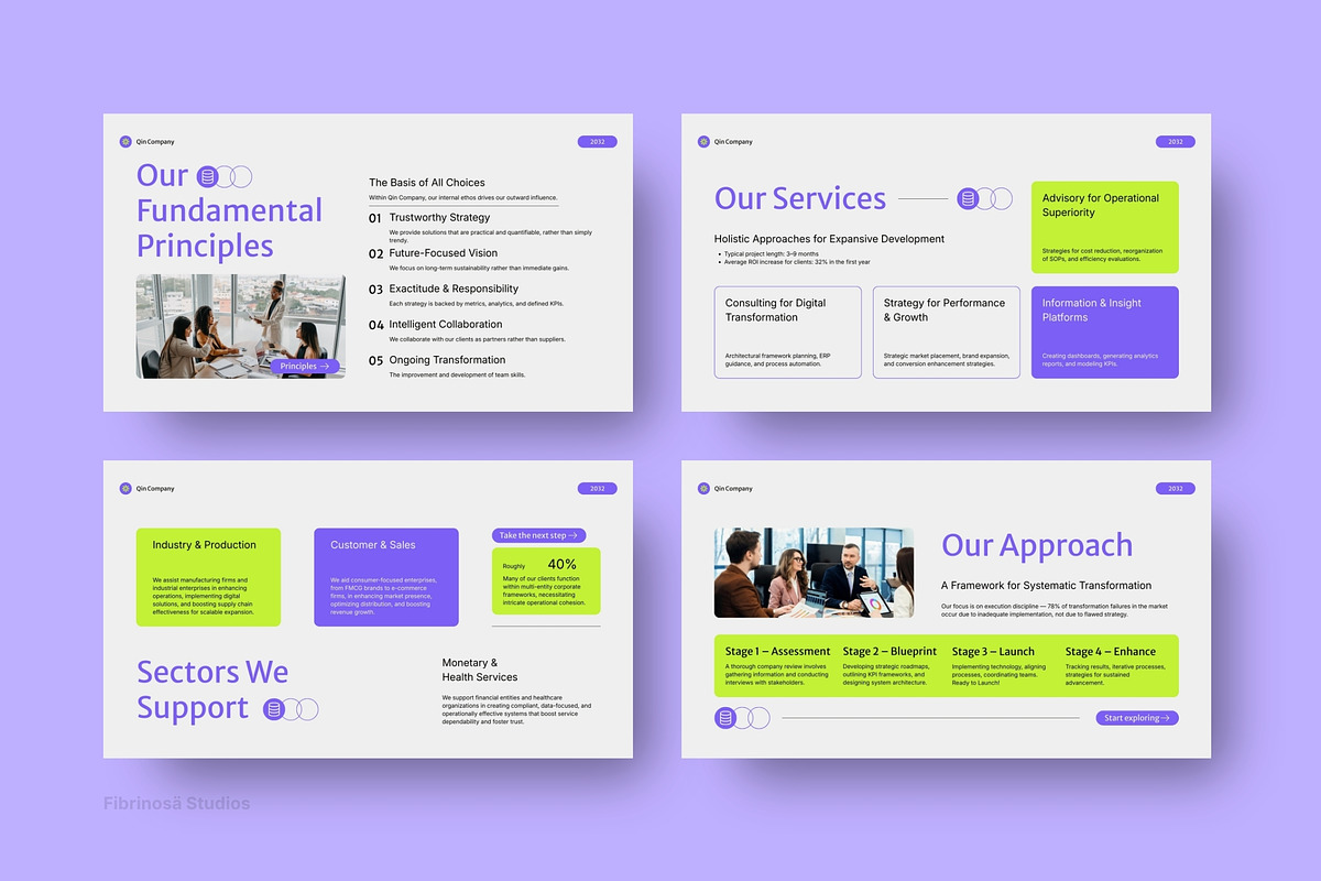 Bold Gen Z Company Profile Modern, a Presentation Template by FIBRINOSÄ (Photo 3 of 7)
