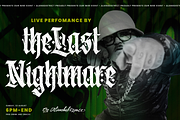 Aveinatortia, a Blackletter Font by ilhamtaro (Thumbnail 2 of 10)