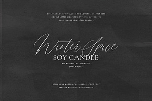 Bella Luna Feminine Script Font