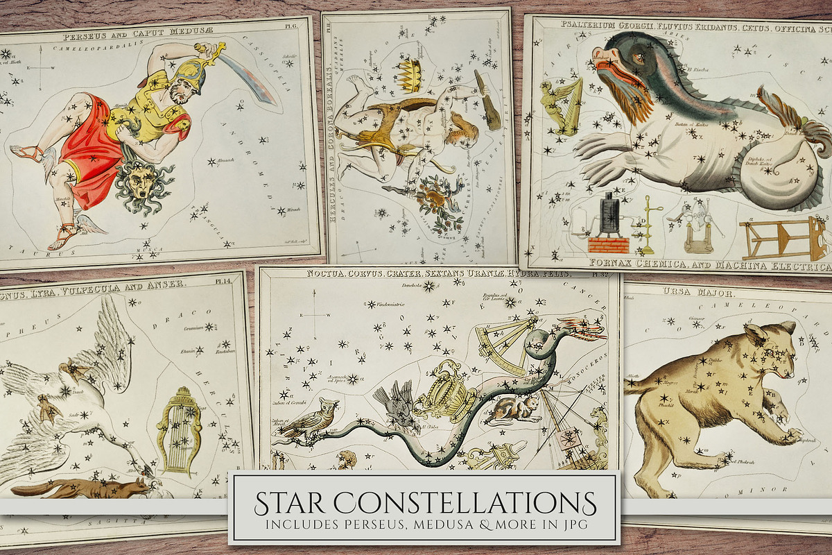 Vintage Astrology Illustrations, an Illustration by Secret Helper (Photo 5 of 9)