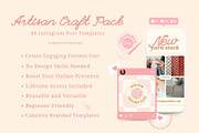 Artisan Instagram Post Templates, a Social Media Template by Hell Yeah Designs (Thumbnail 5 of 8)