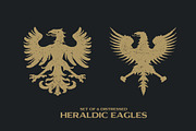 6 Distressed Heraldic Eagles, an Object Graphic by Damien (Thumbnail 2 of 4)