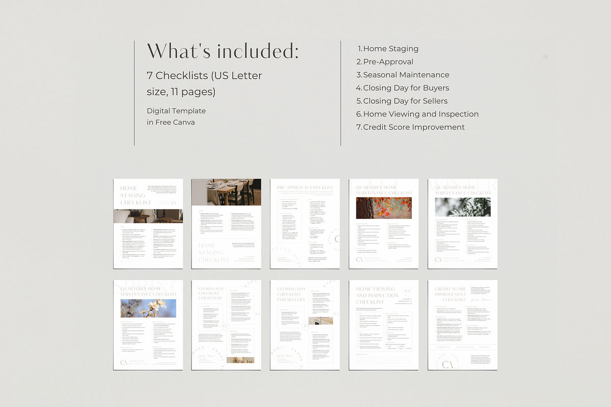 Real Estate Checklists BUNDLE, a Marketing Template by EstateElements (Photo 2 of 10)