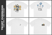 Tshirt Oversized - Mockup, a Shirt Mockup by DaldSgh (Thumbnail 4 of 11)