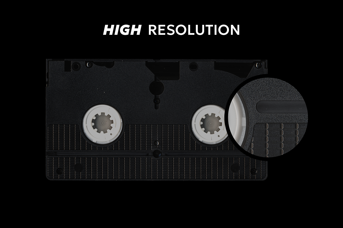 VHS CASETTE COVER MOCKUP, a Packaging Mockup by BORT GRAPHIC