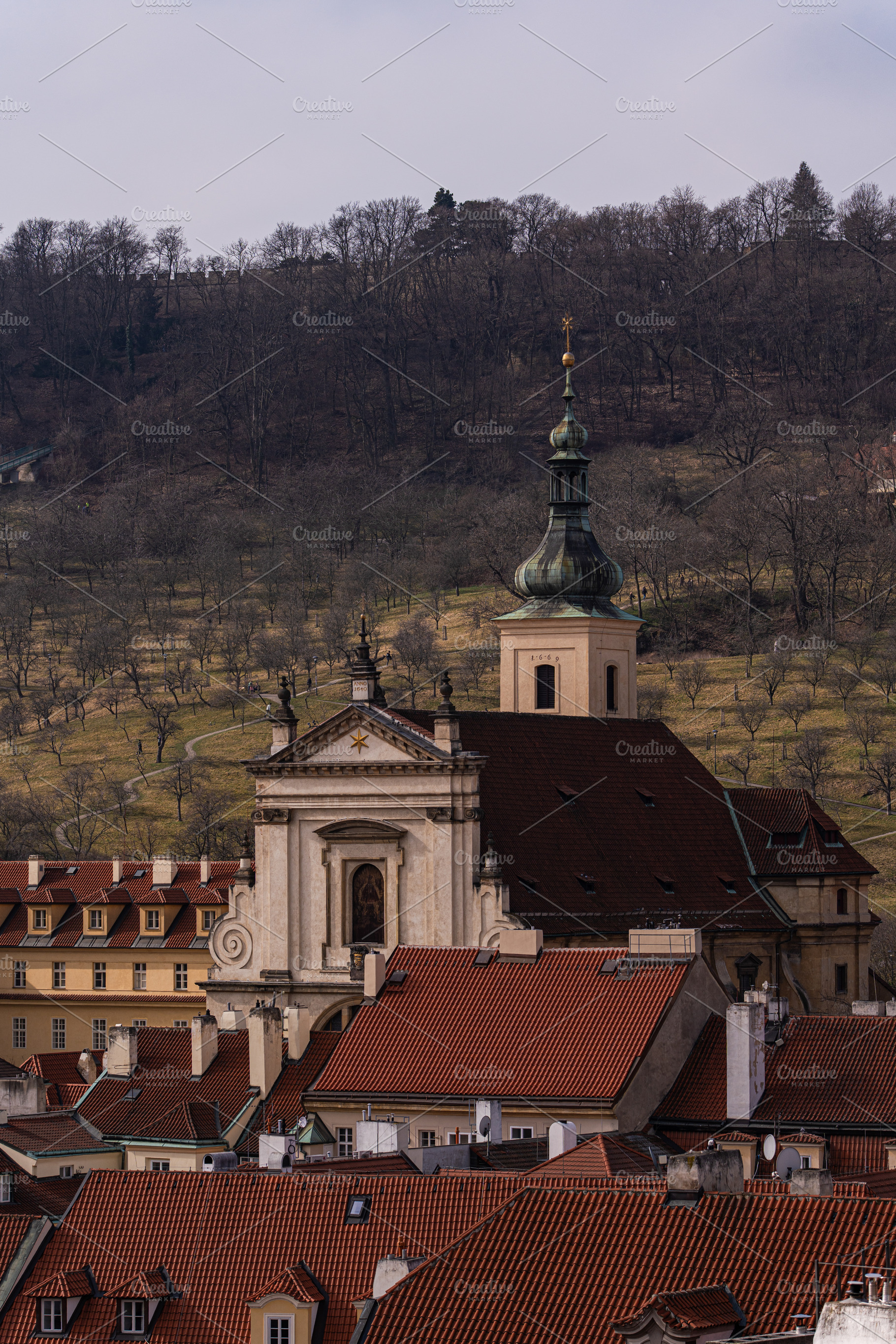 View of Prague Castle or Hradcany area, an Architecture Photo by Anna Bogush
