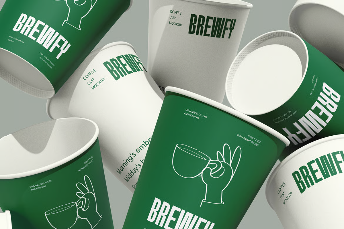 Paper Coffee Cup Mockup, a Cups & Container Mockup by graphicsauce (Photo 2 of 4)