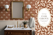 Oak & Acorn Autumn Patterns - Orange, a Pattern Graphic by Eclectic Anthology (Thumbnail 9 of 13)