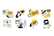 Buy Now, a Person Illustration by PureSolution (Thumbnail 5 of 6)