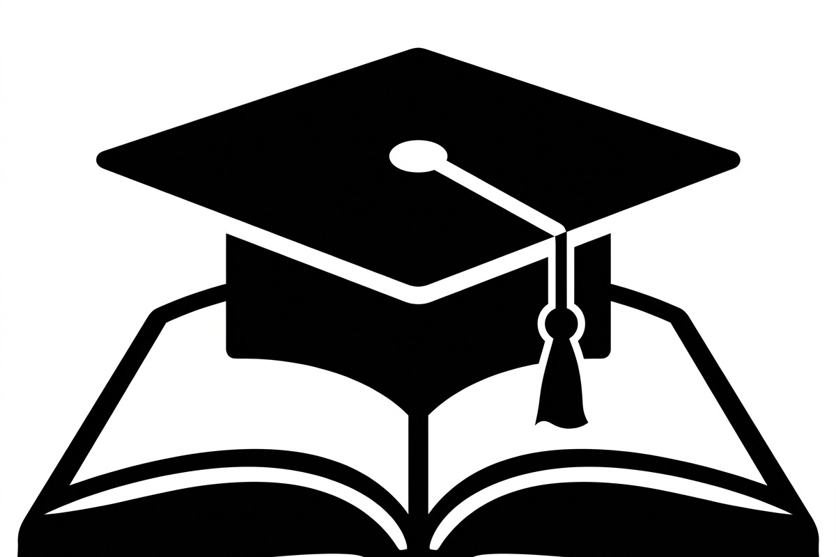 50 Graduation Cap and Book, an Education Illustration by Amazin_art (Photo 19 of 28)
