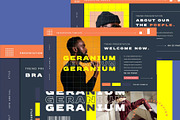 GERANIUM Google Slide Template, a Presentation Template by GridlineType (Thumbnail 2 of 9)