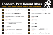 Tabarra Pro Round Black, a Sans Serif Font by deFharo (Thumbnail 2 of 4)