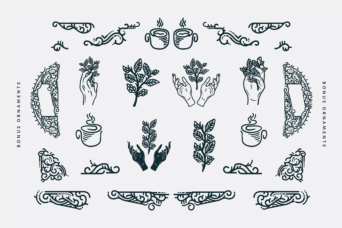 12 Coffee Logo and Badge Templates, a Branding & Logo Template by Wortfice (Photo 5 of 9)
