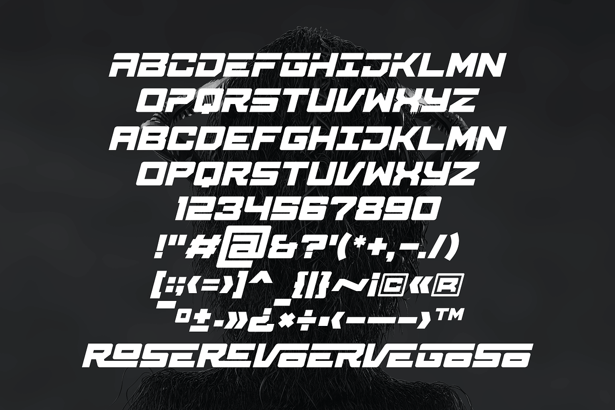Brose - Futuristic Font, a Sans Serif Font by Linecreative (Photo 8 of 8)