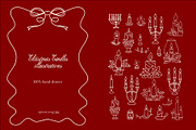 Whimsical Christmas Illustration Set, a Seasonal Illustration by SunnJaneArt (Thumbnail 4 of 13)