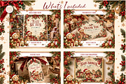 Christmas Baby Shower Bundle Canva, a Marketing Template by KennedyStudio (Thumbnail 3 of 22)