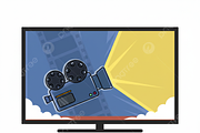 video camera vector illustration, a Technology Illustration by zyxroun shop (Thumbnail 3 of 3)