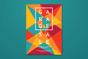 Artsy Garage Sale Flyer, a Flyer Template by ashenterprise