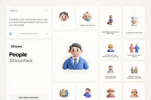 3D People, an Emoji Icon by River Visual