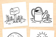 Garden Coloring Book – 20 Pages, an Illustration by No.13 (Thumbnail 8 of 8)