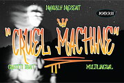 Cruel Machine, a Handwritten Font by Hello Good Studio (Thumbnail 1 of 6)
