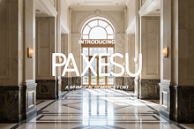 Paxesu - Modern Luxury Serif Typefac