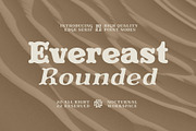 Evereast Serif Rounded, a Serif Font by Nocturnal Workspace (Thumbnail 1 of 9)