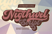 Nigthwel - Retro Font, a Script Font by Picatype Studio (Thumbnail 9 of 9)