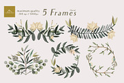 Floral Bouquet hand painted clipart, an Illustration by Cocoa studio by Eliza M (Thumbnail 3 of 6)